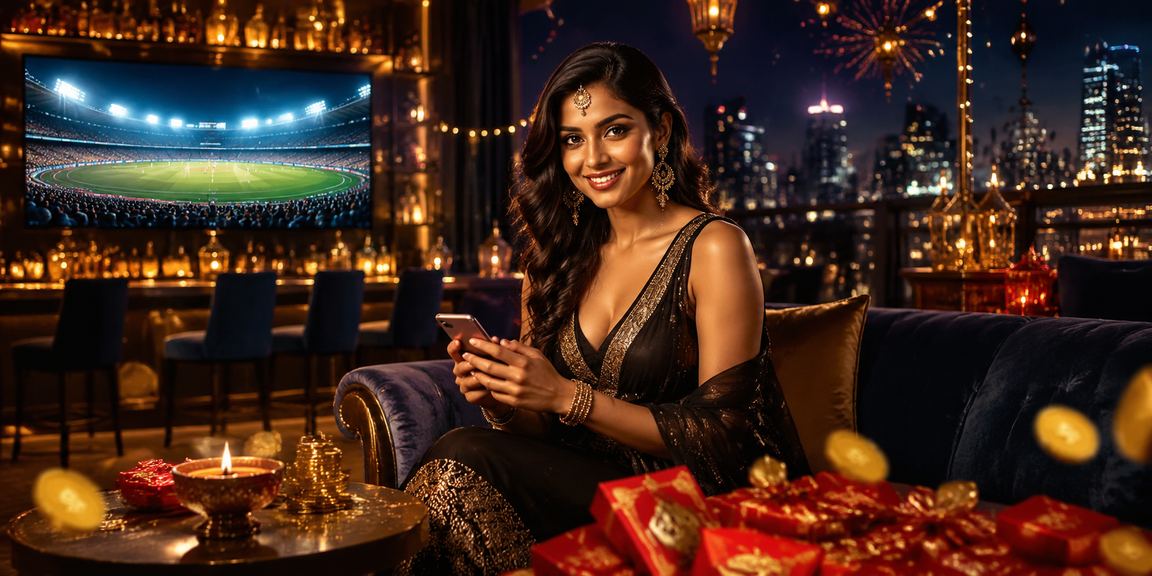 Mobile cricket betting with Diwali festival theme
